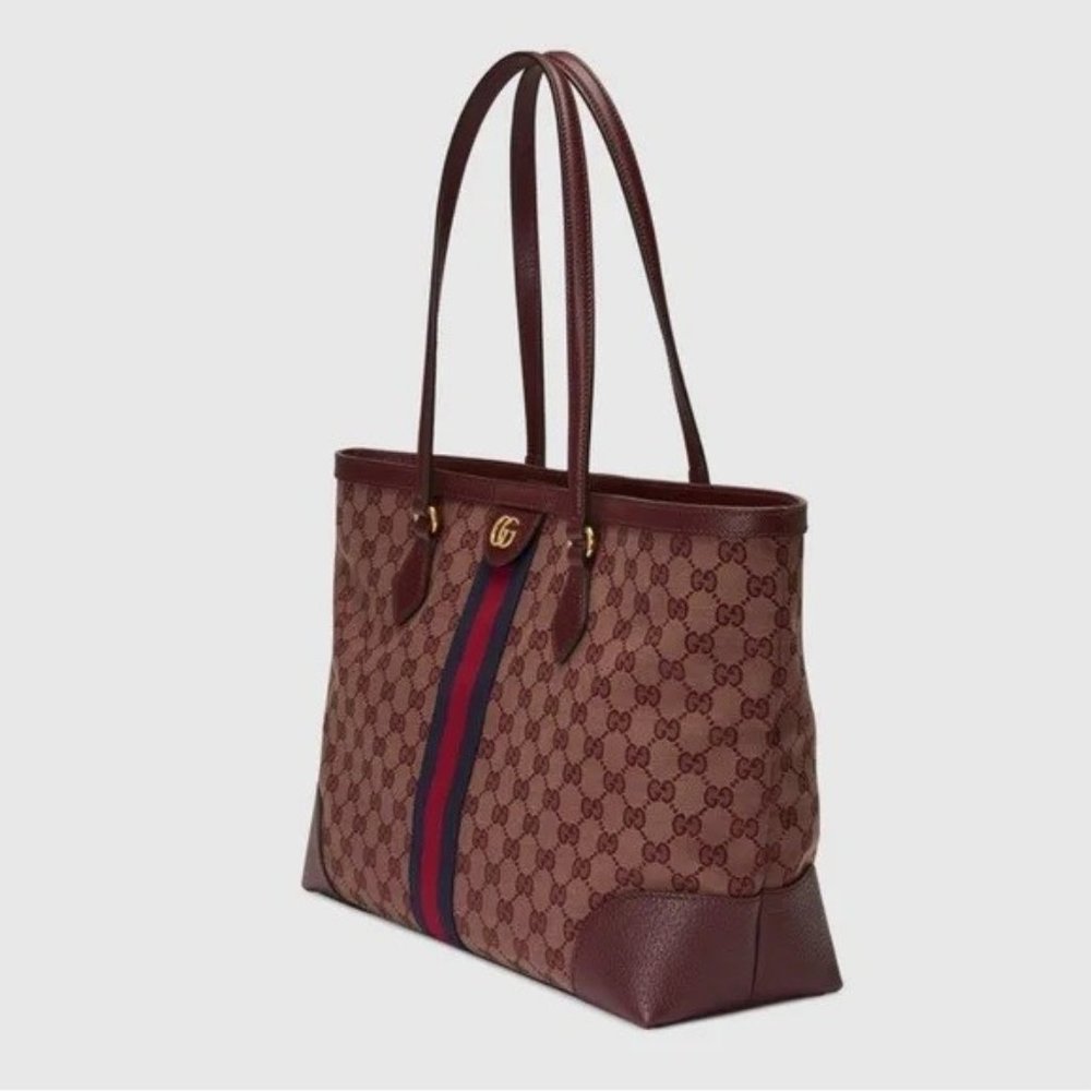 NWT Gucci Ophidia GG canvas web medium tote bag - Picture 2 of 15